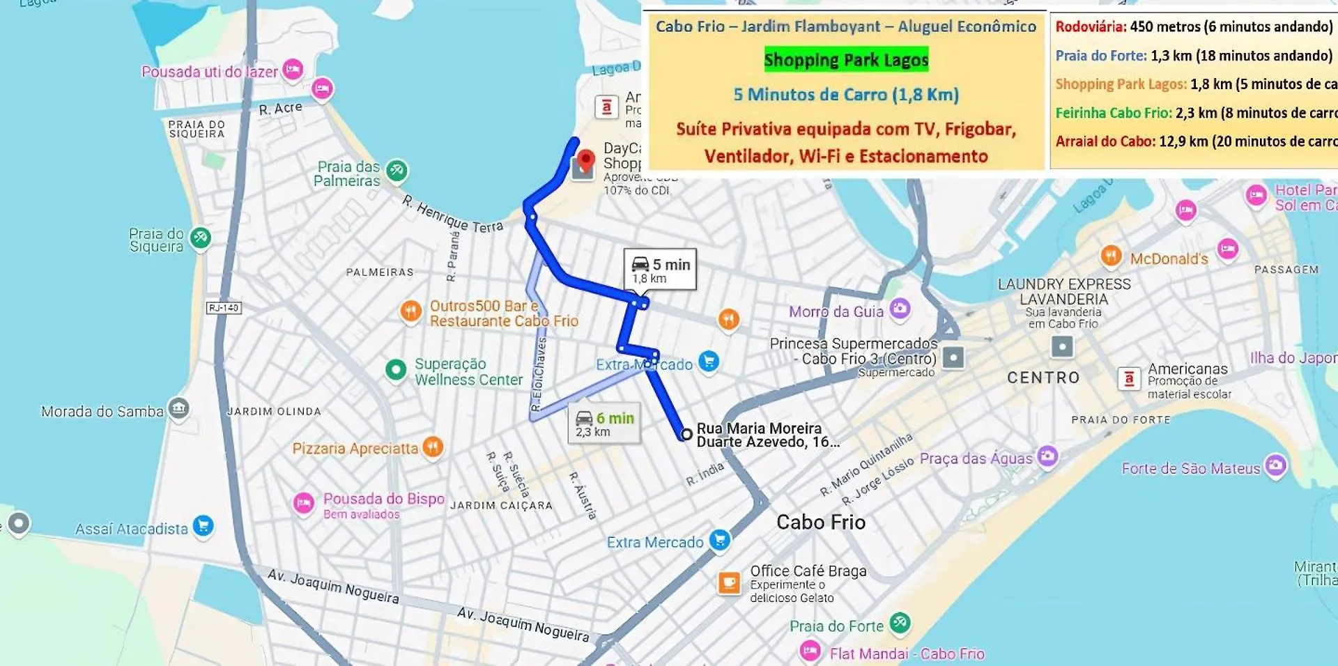 Cabo Frio - Suites - Jardim Flamboyant - Aluguel Economico 0*, Cabo Frio Brésil