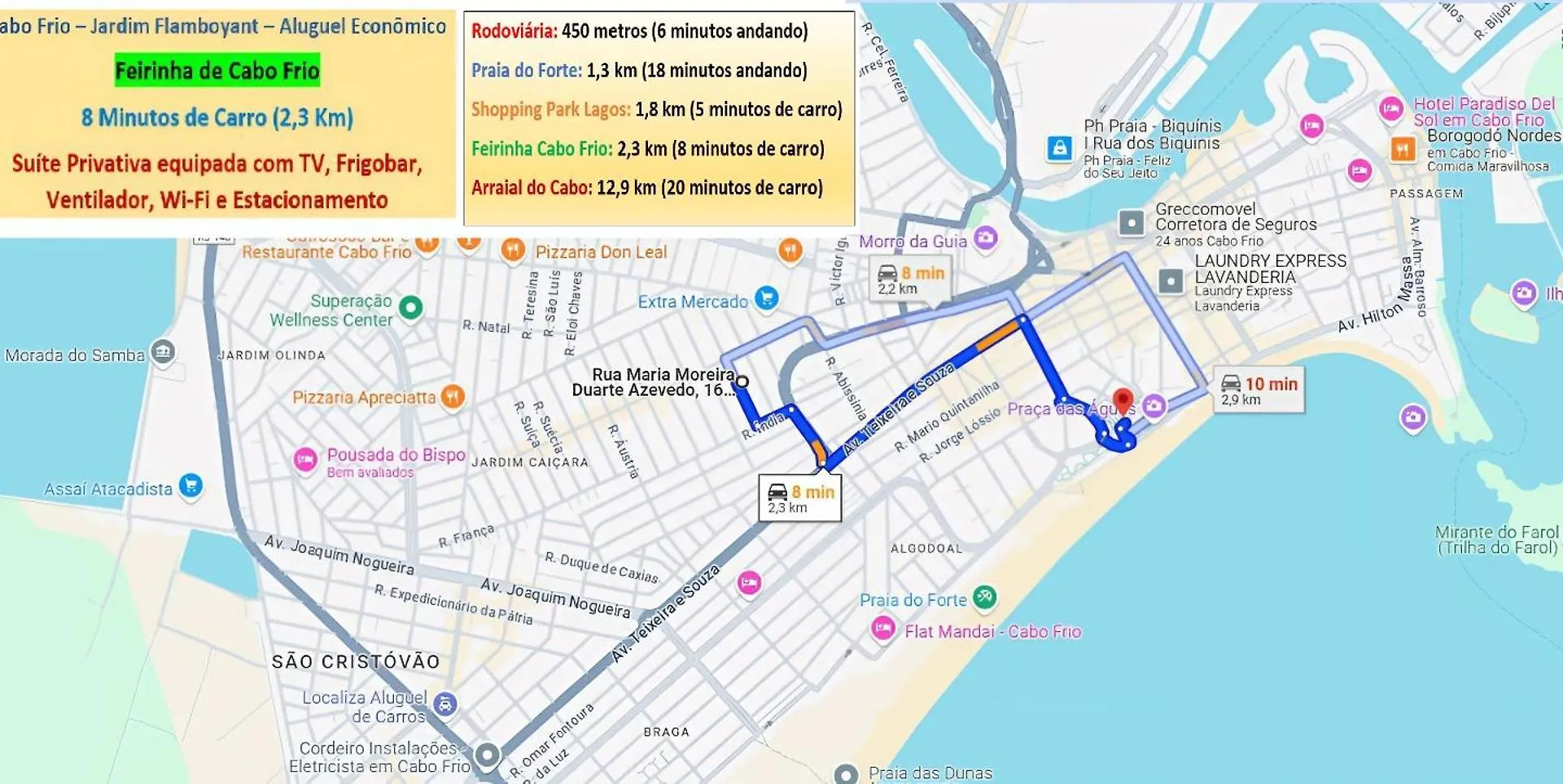 アパート Cabo Frio - Suites - Jardim Flamboyant - Aluguel Economico