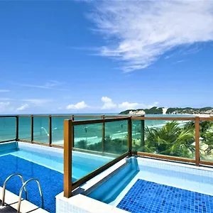  Apartamento Flat Araça Beira Mar - Apto 508 Lateral Vista Mar Parcial Brasil