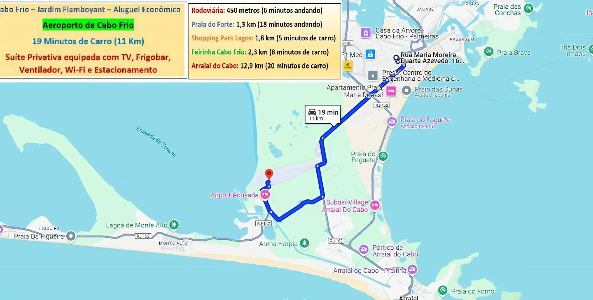 Apartamento Cabo Frio - Suites - Jardim Flamboyant - Aluguel Economico