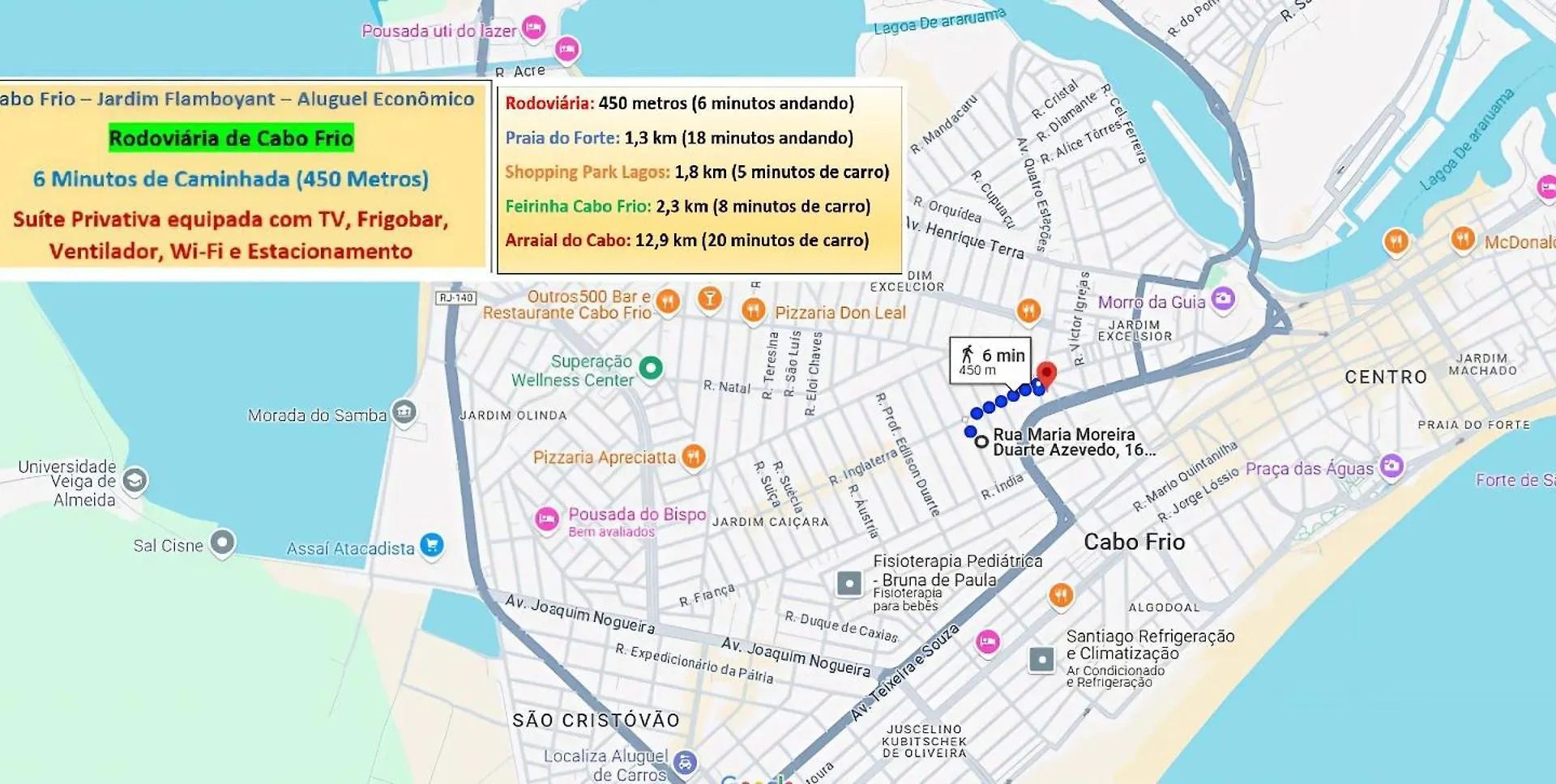 Cabo Frio - Suites - Jardim Flamboyant - Aluguel Economico 0*, Cabo Frio